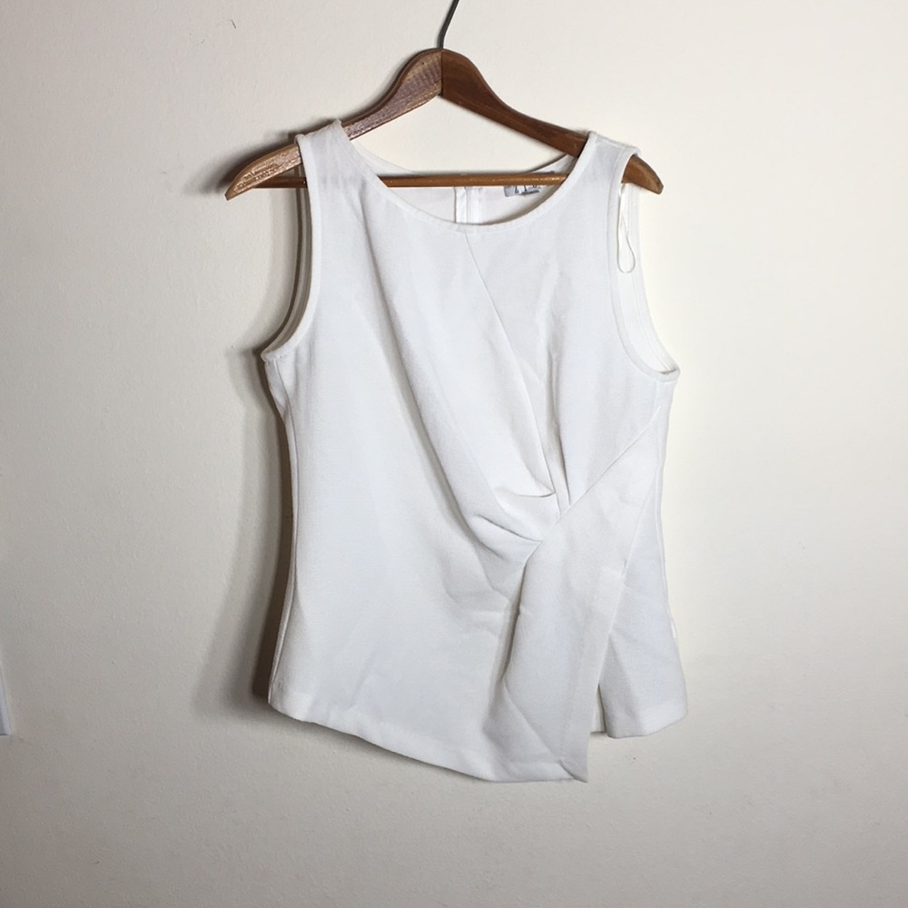 Zion White tank blouse